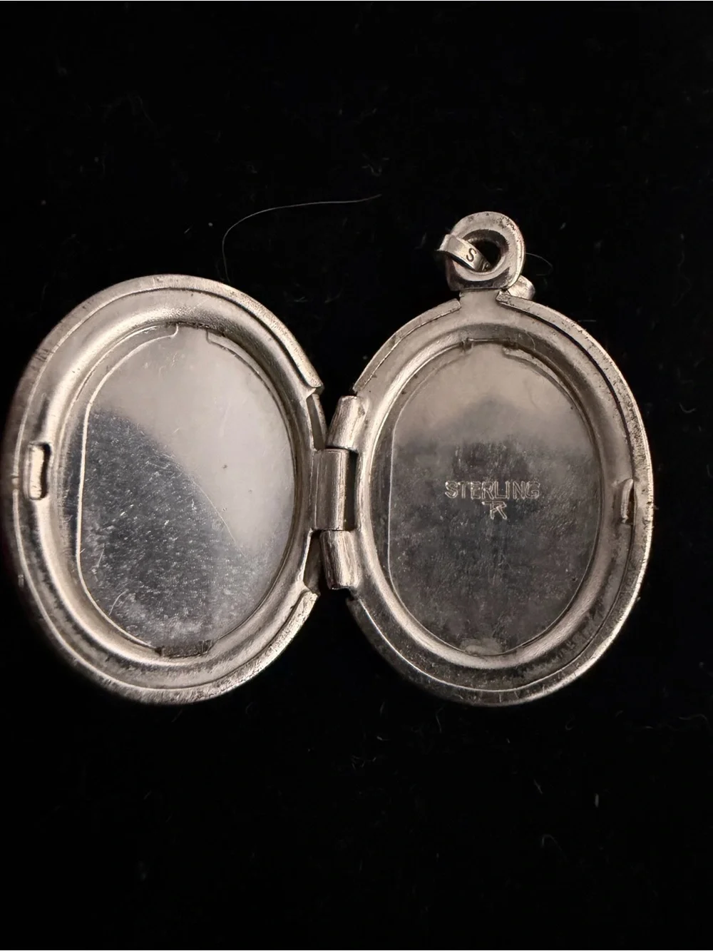 925 Sterling silver locket. “Forever in my heart.”